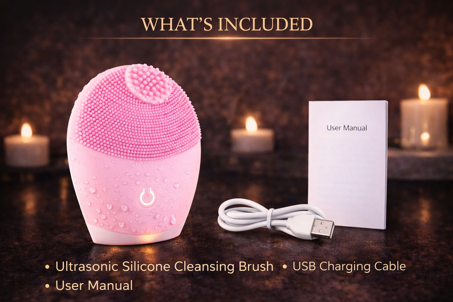 Ultrasonic Facial Cleansing Brush