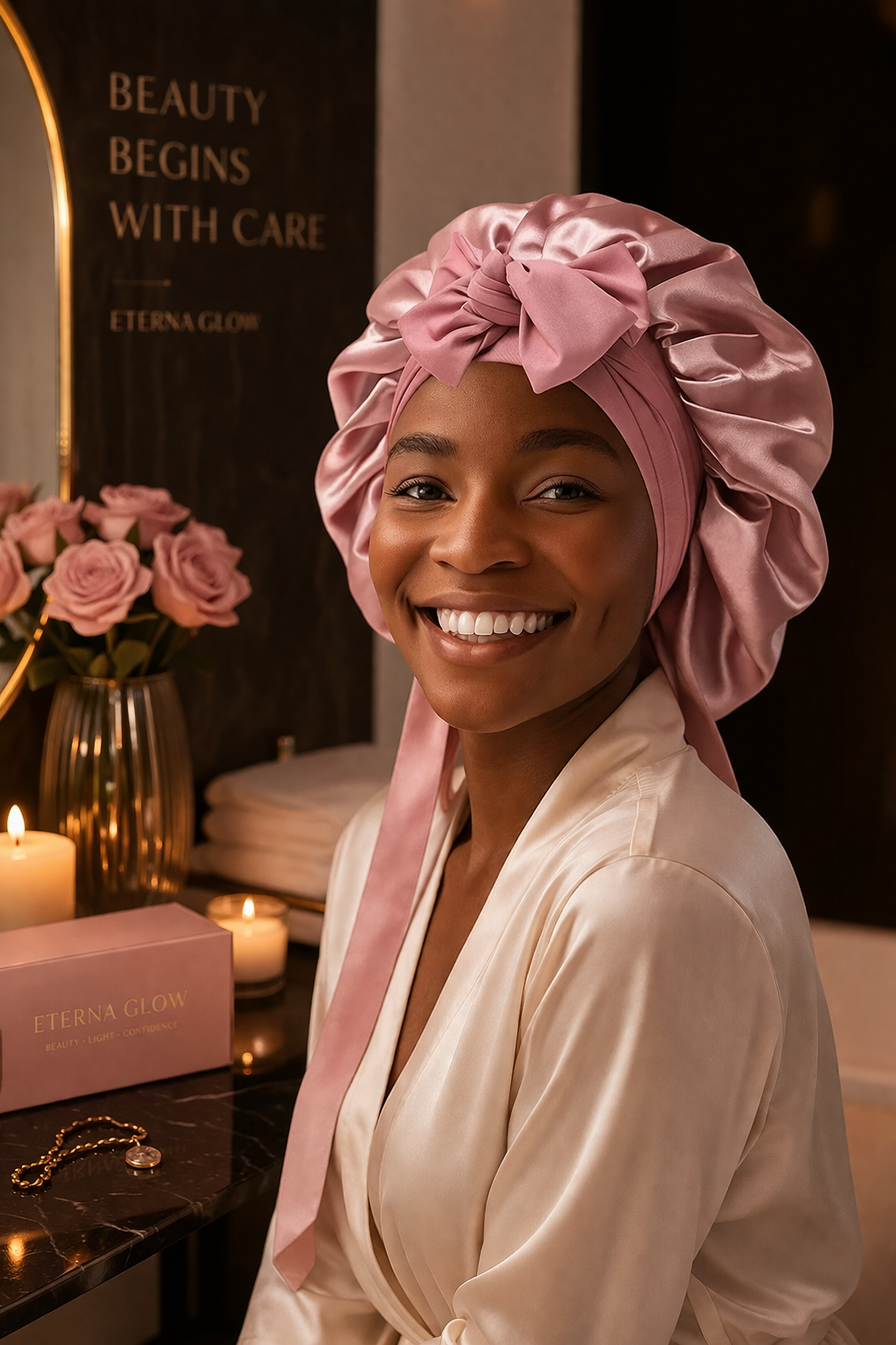 Mulberry Silk Sleep Bonnet