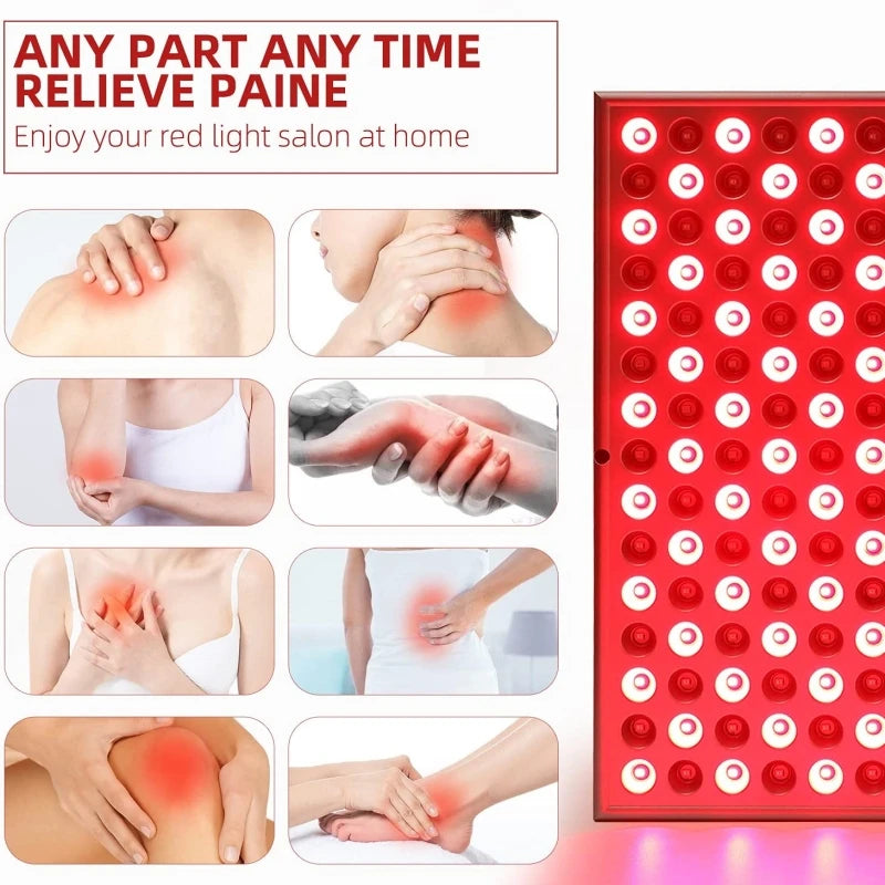 LED Red Light + Infrared Beauty Panel