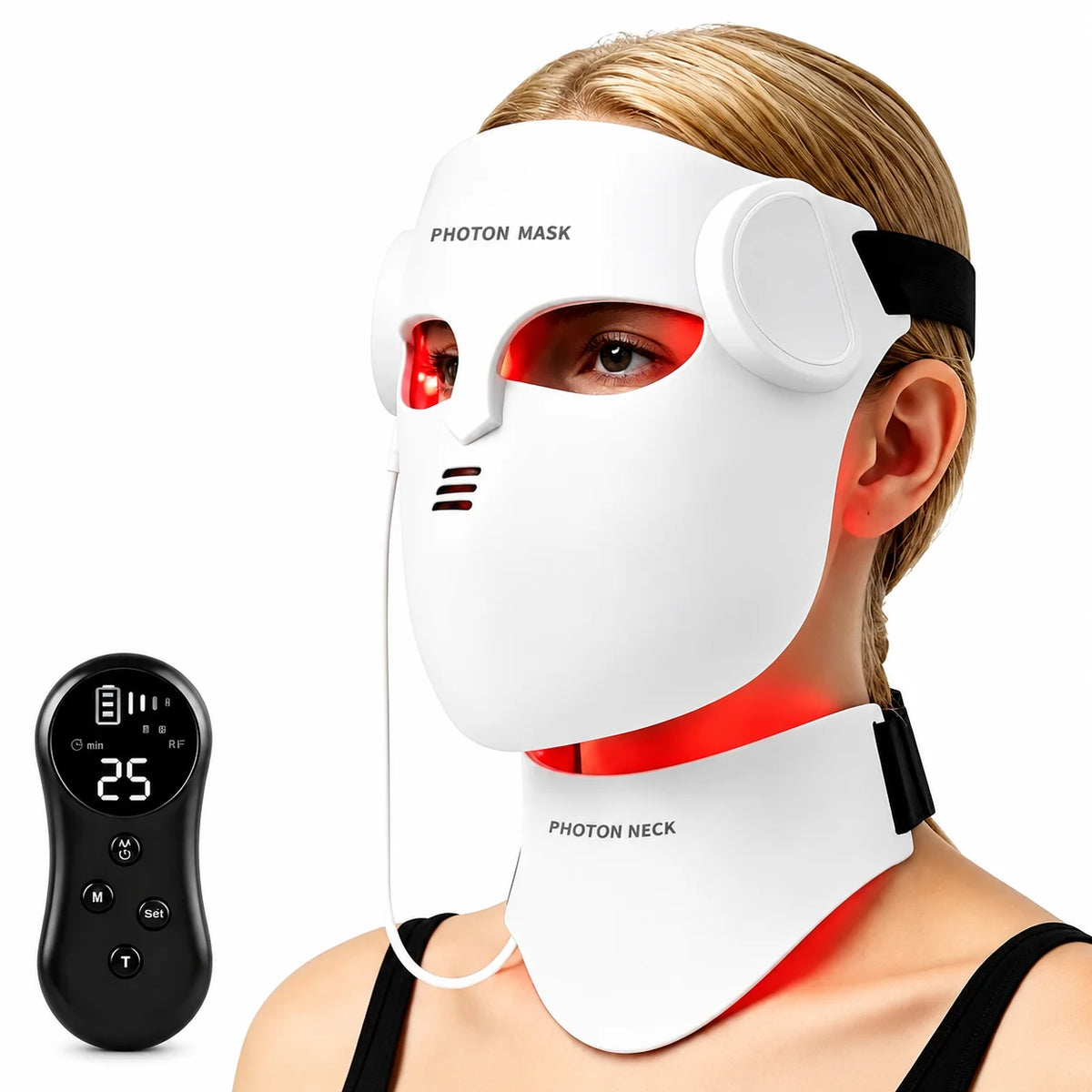 8 in 1 Wireless LED Face & Neck Therapy Mask