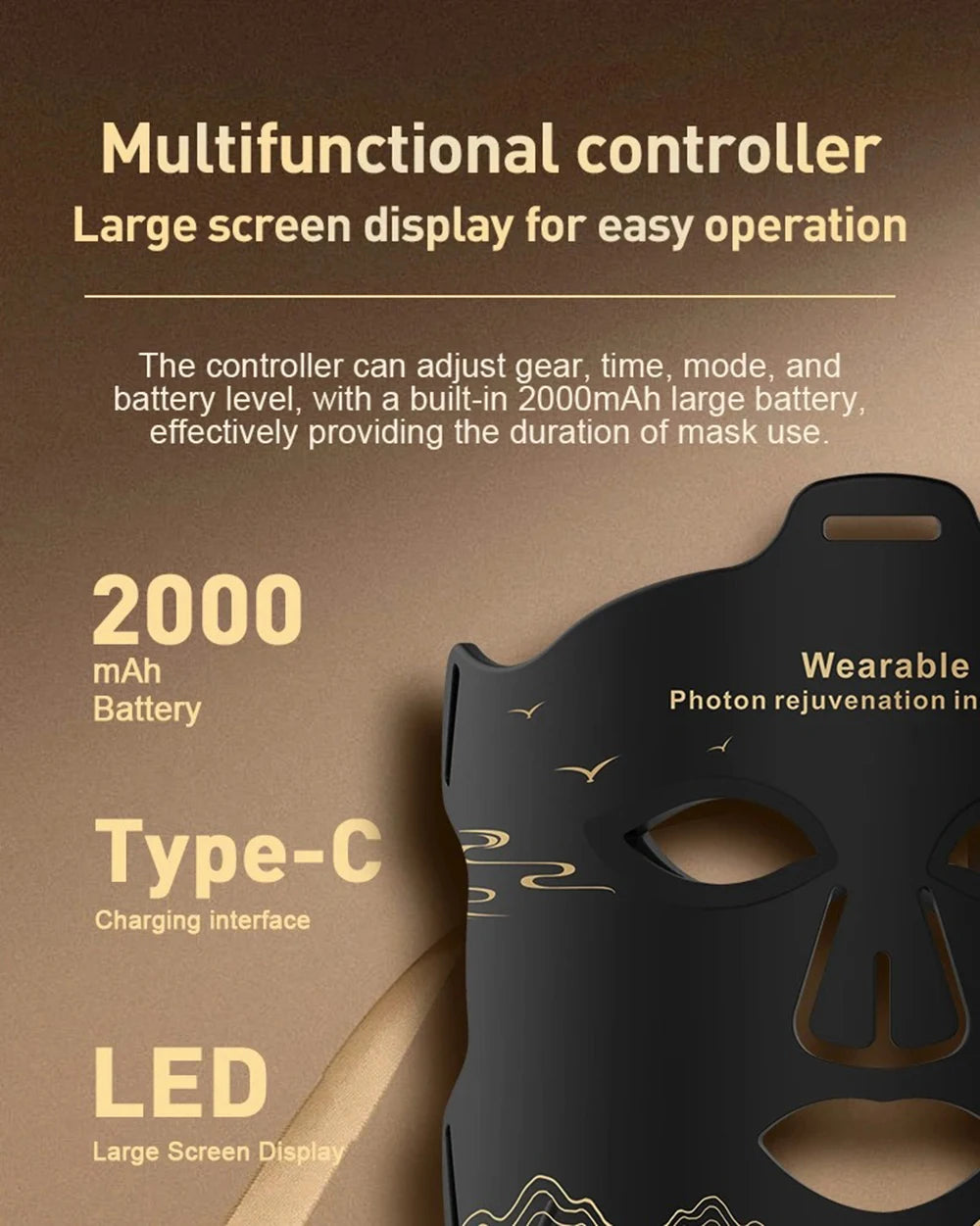 4-in-1 LED Photon Therapy Mask