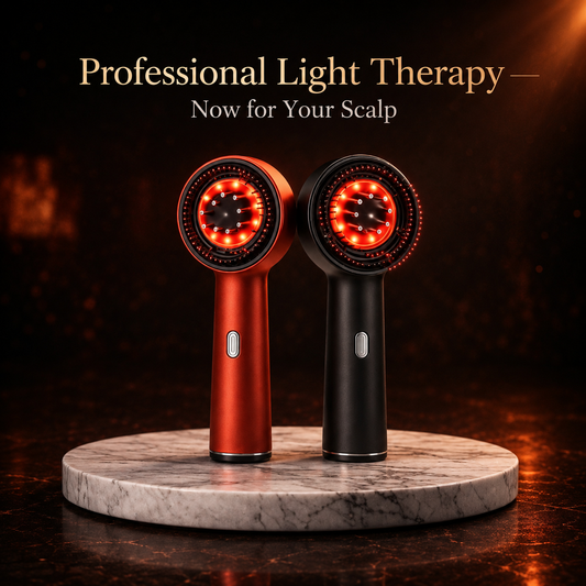 Red Light Therapy Scalp Massager Brush