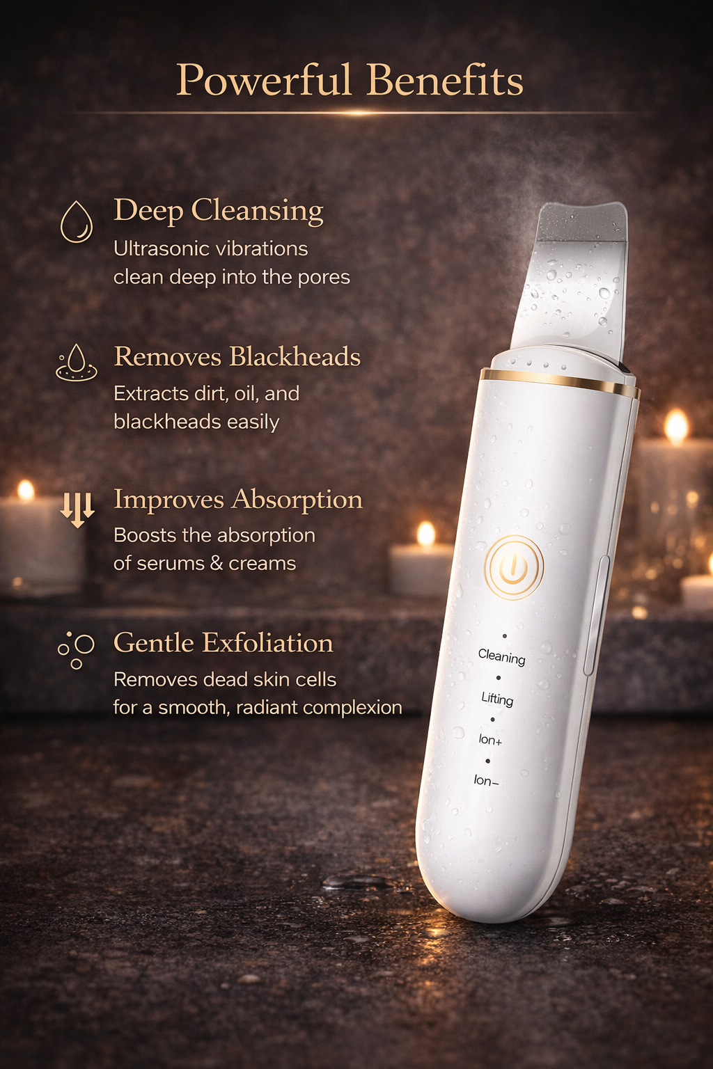 Ultrasonic Pore Cleansing Tool