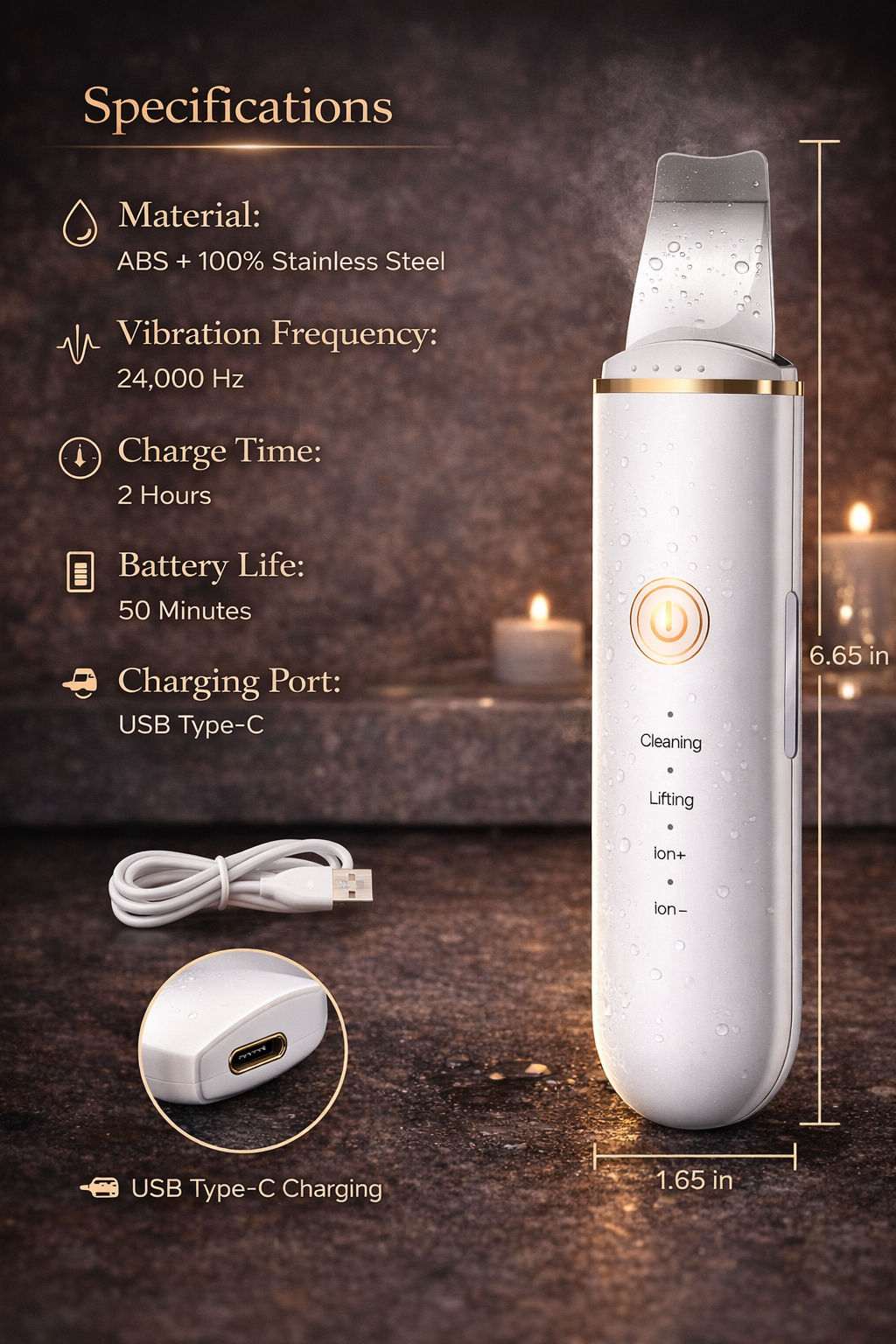 Ultrasonic Pore Cleansing Tool