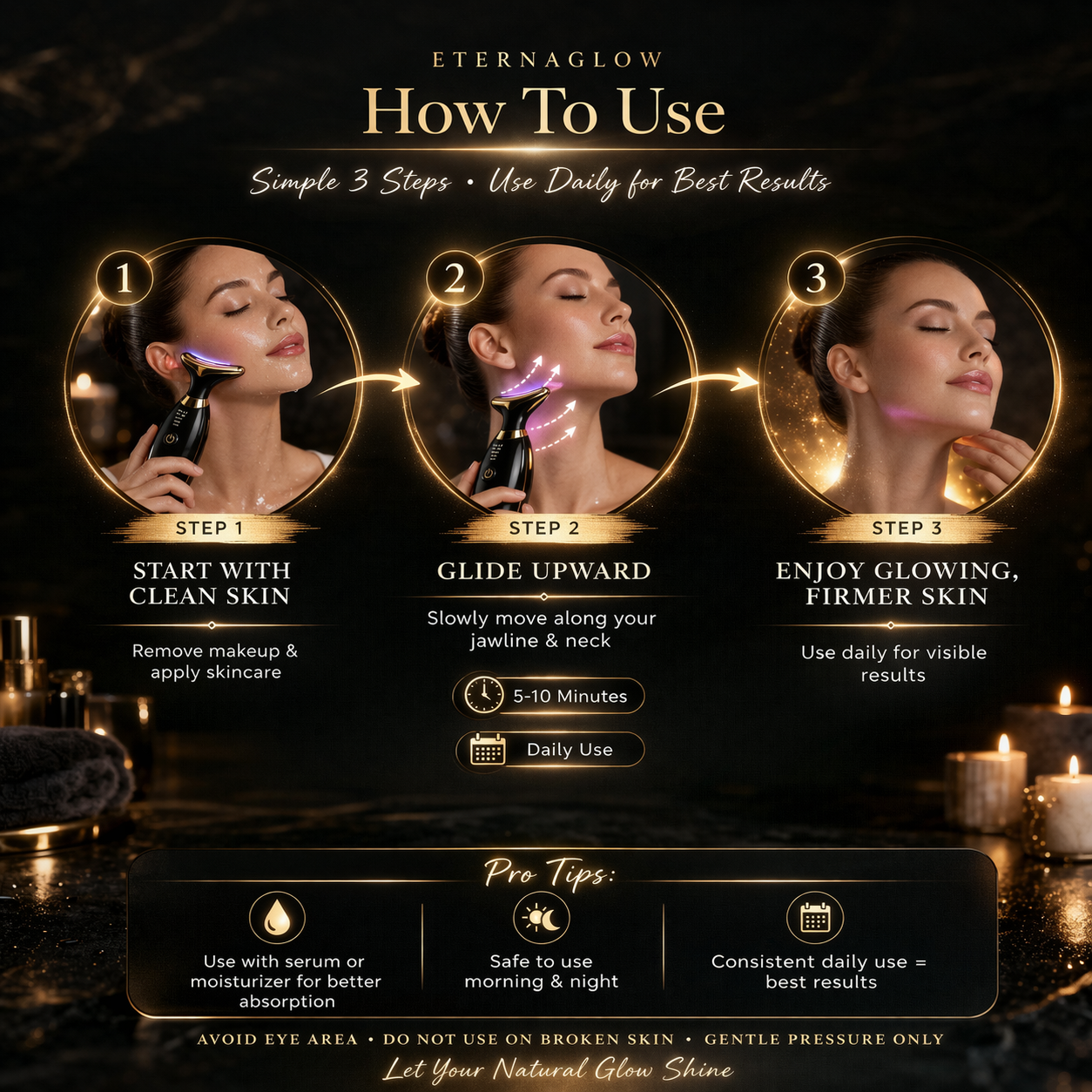 7-in-1 LED Face & Neck Therapy Device