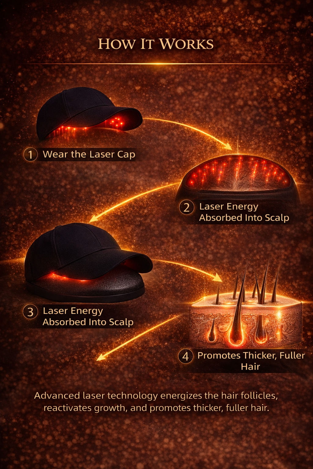 Laser Red Light Therapy Hair Growth Cap