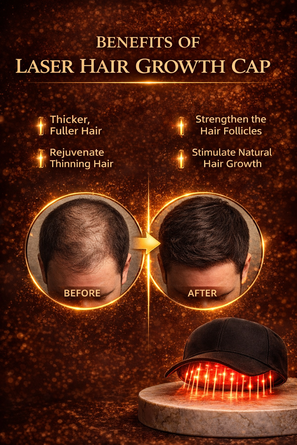 Laser Red Light Therapy Hair Growth Cap