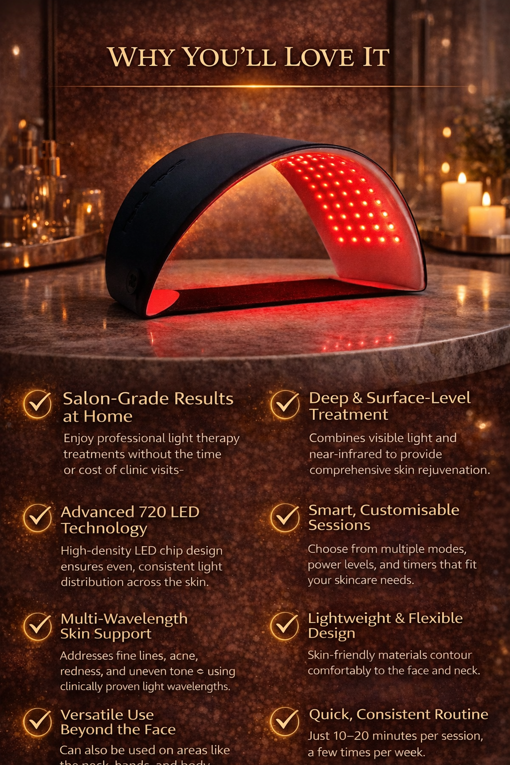 Hello Face L6 LED Light Therapy Mask