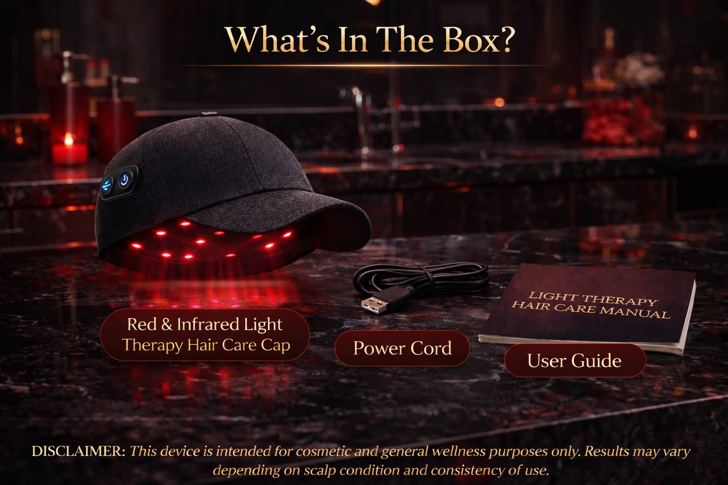 Red & Infrared Light Therapy Hair Care Cap