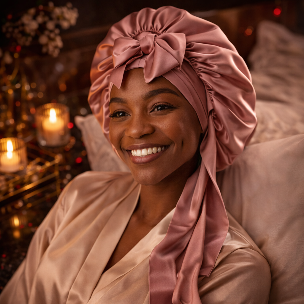 Mulberry Silk Sleep Bonnet