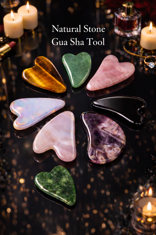 Natural Stone Gua Sha Tool – Multi-Stone Variations