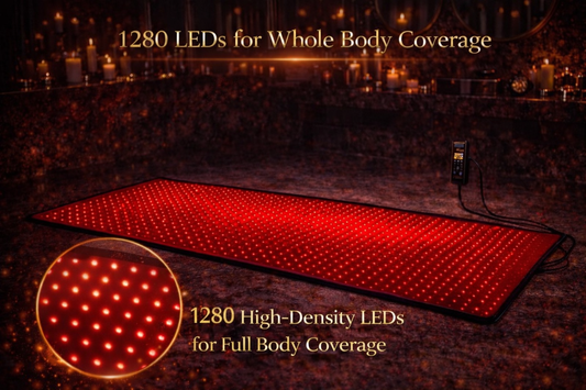 1280 LEDs Red & Infrared Light Therapy Mat – Full Body (1.8 m)