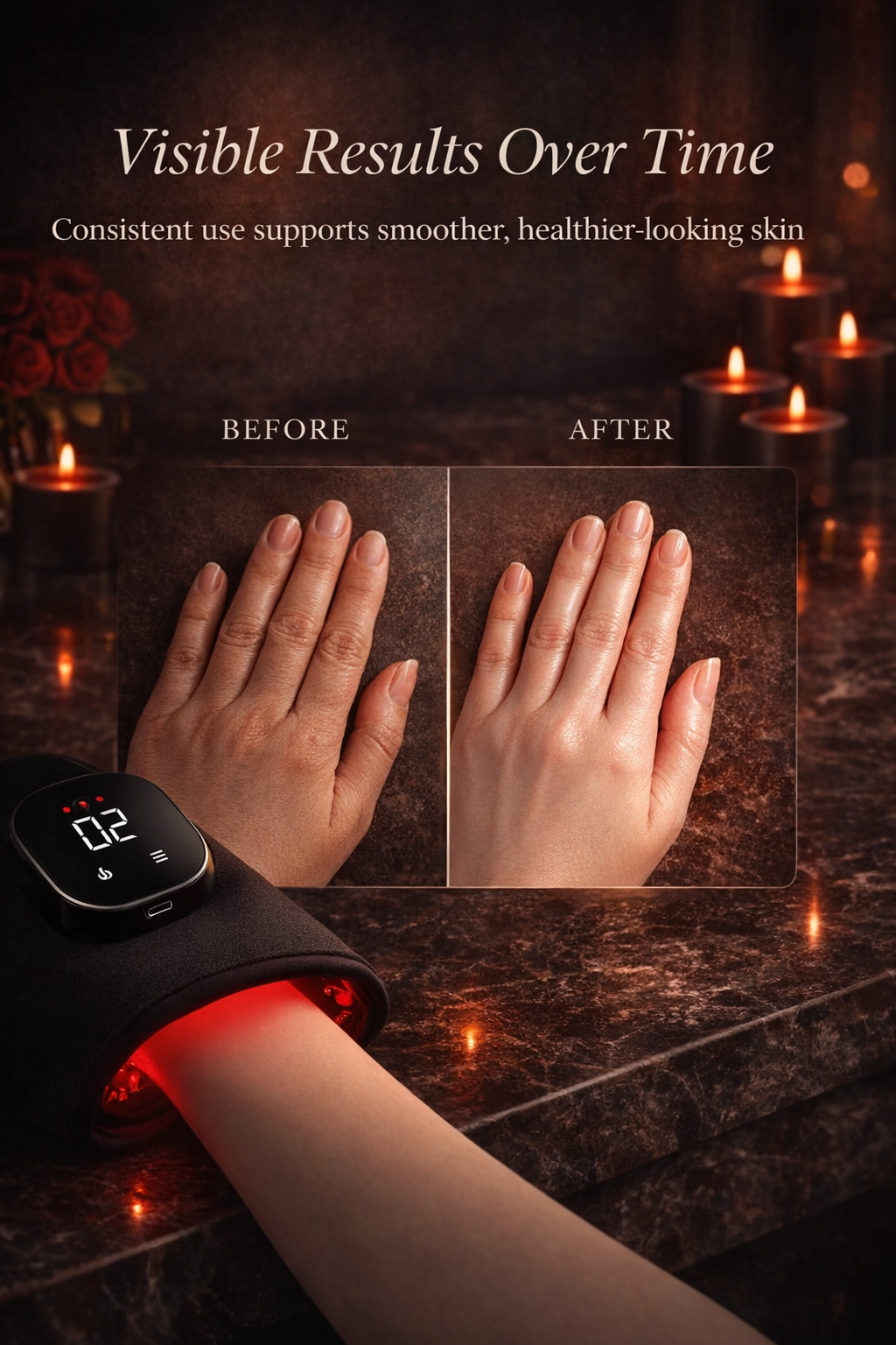 Red & Infrared Light Therapy Glove