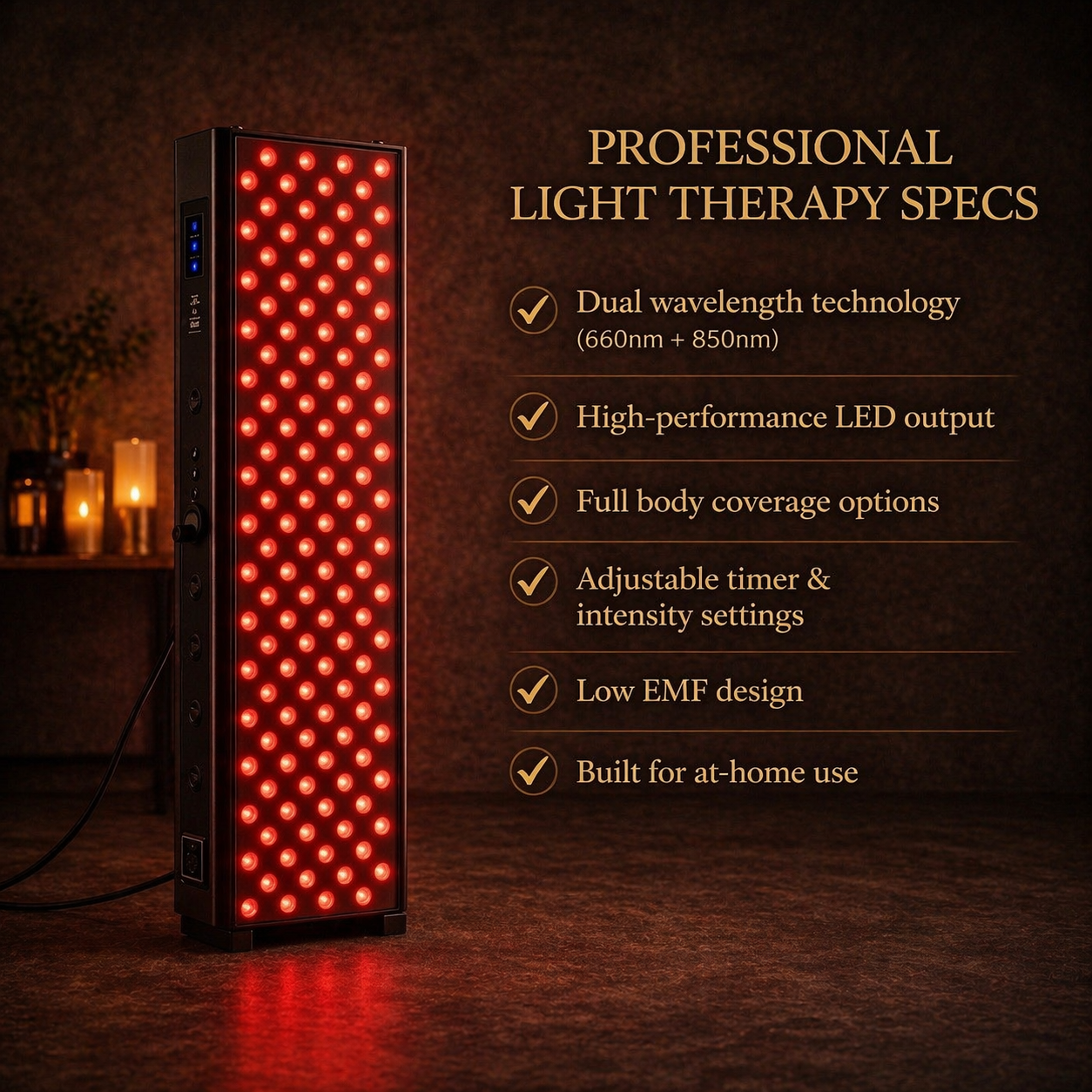 Professional Light Therapy Panel