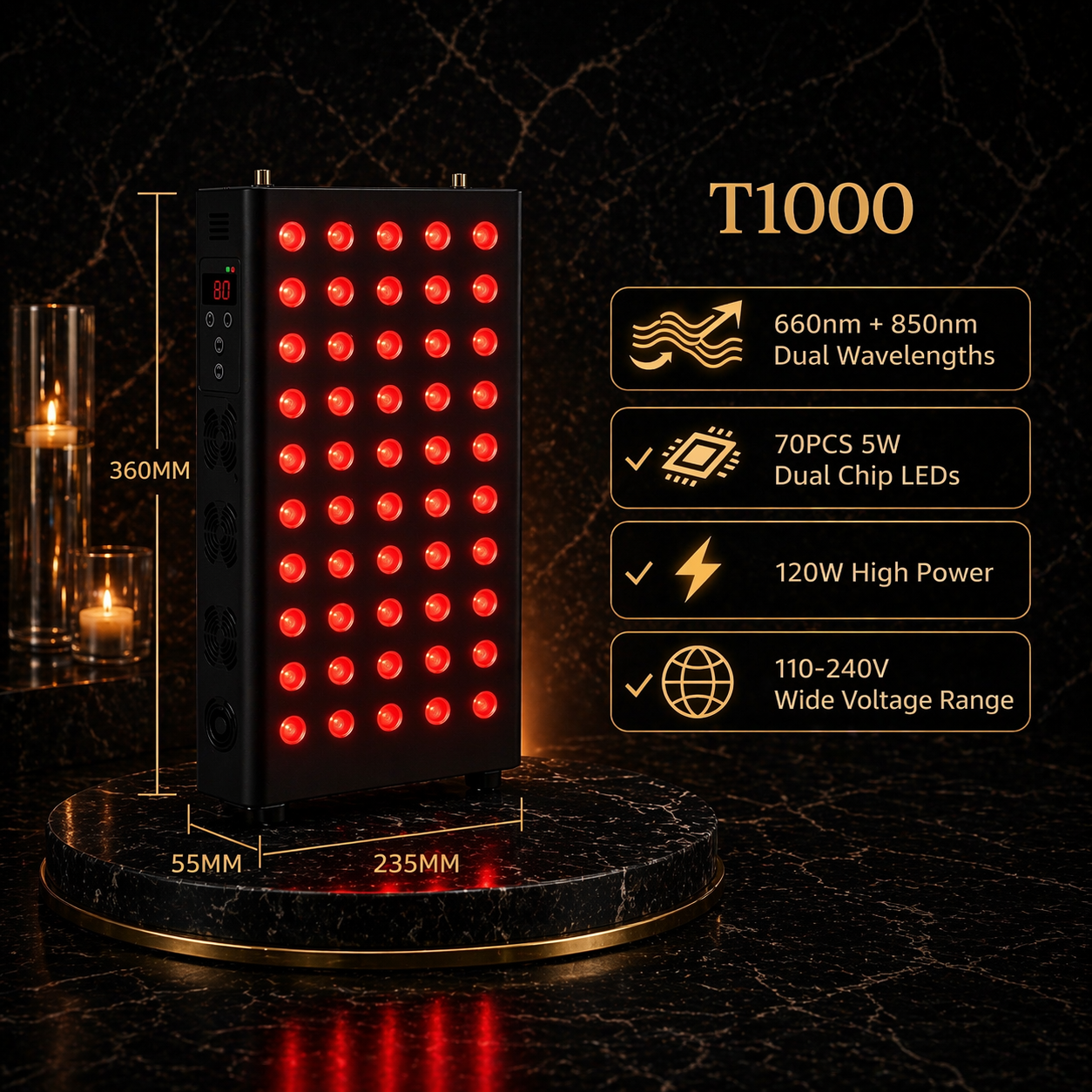 Professional Light Therapy Panel