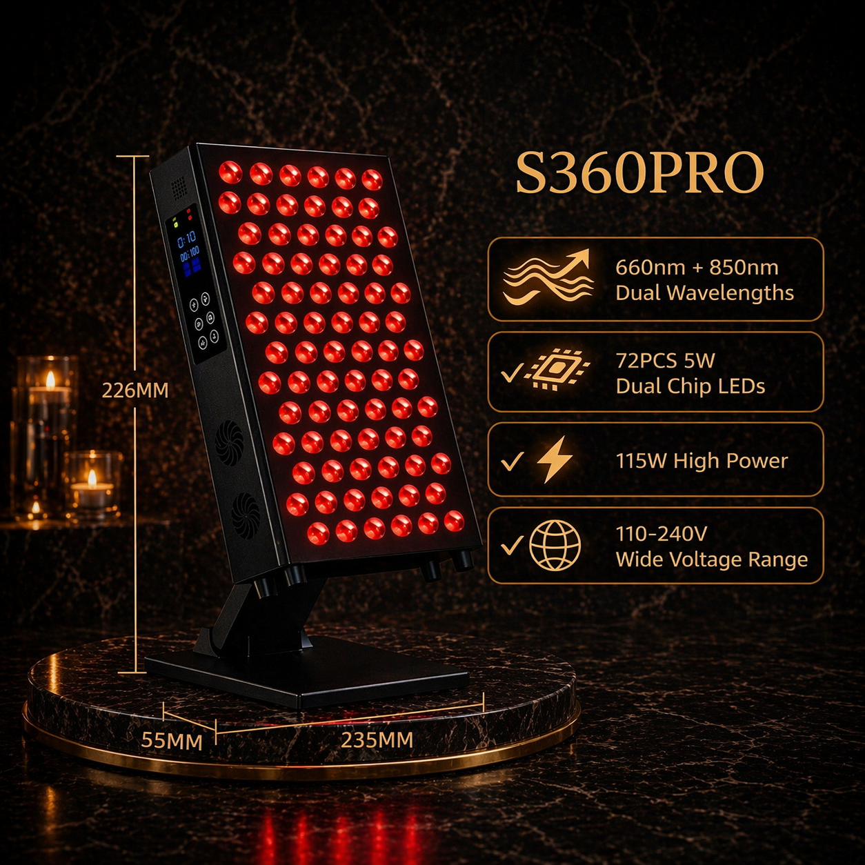 Professional Light Therapy Panel