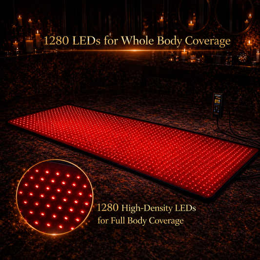 1280 LEDs Red & Infrared Light Therapy Mat – Full Body (1.8 m)