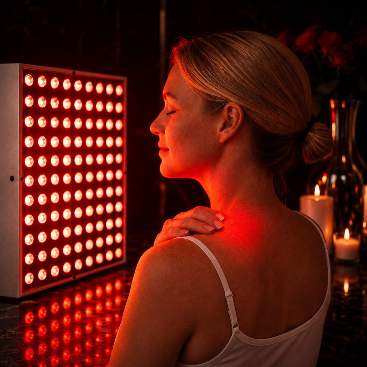 LED Red Light + Infrared Beauty Panel