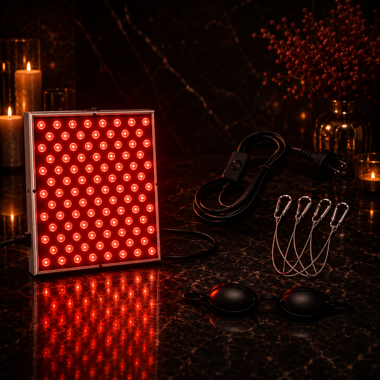 LED Red Light + Infrared Beauty Panel