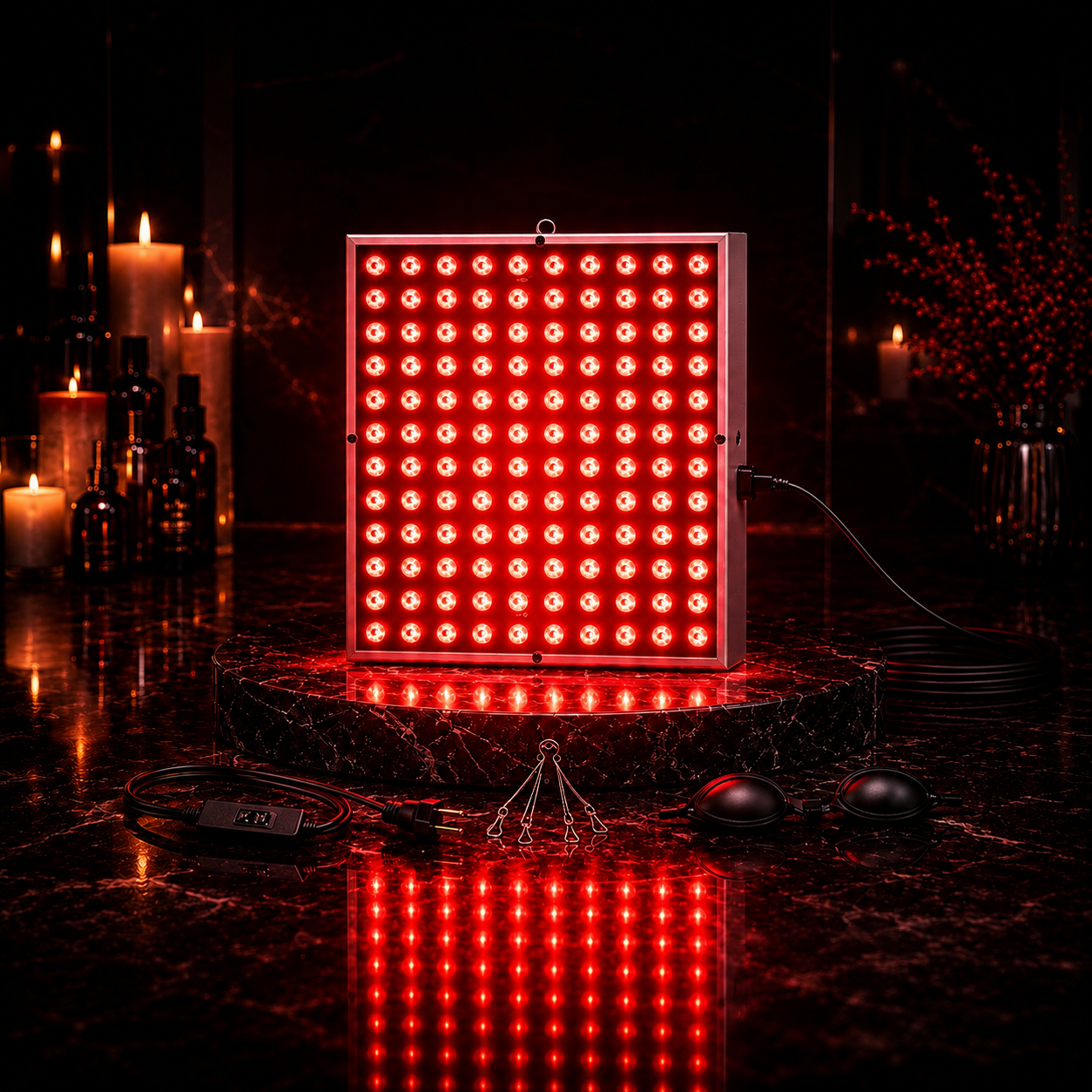 LED Red Light + Infrared Beauty Panel