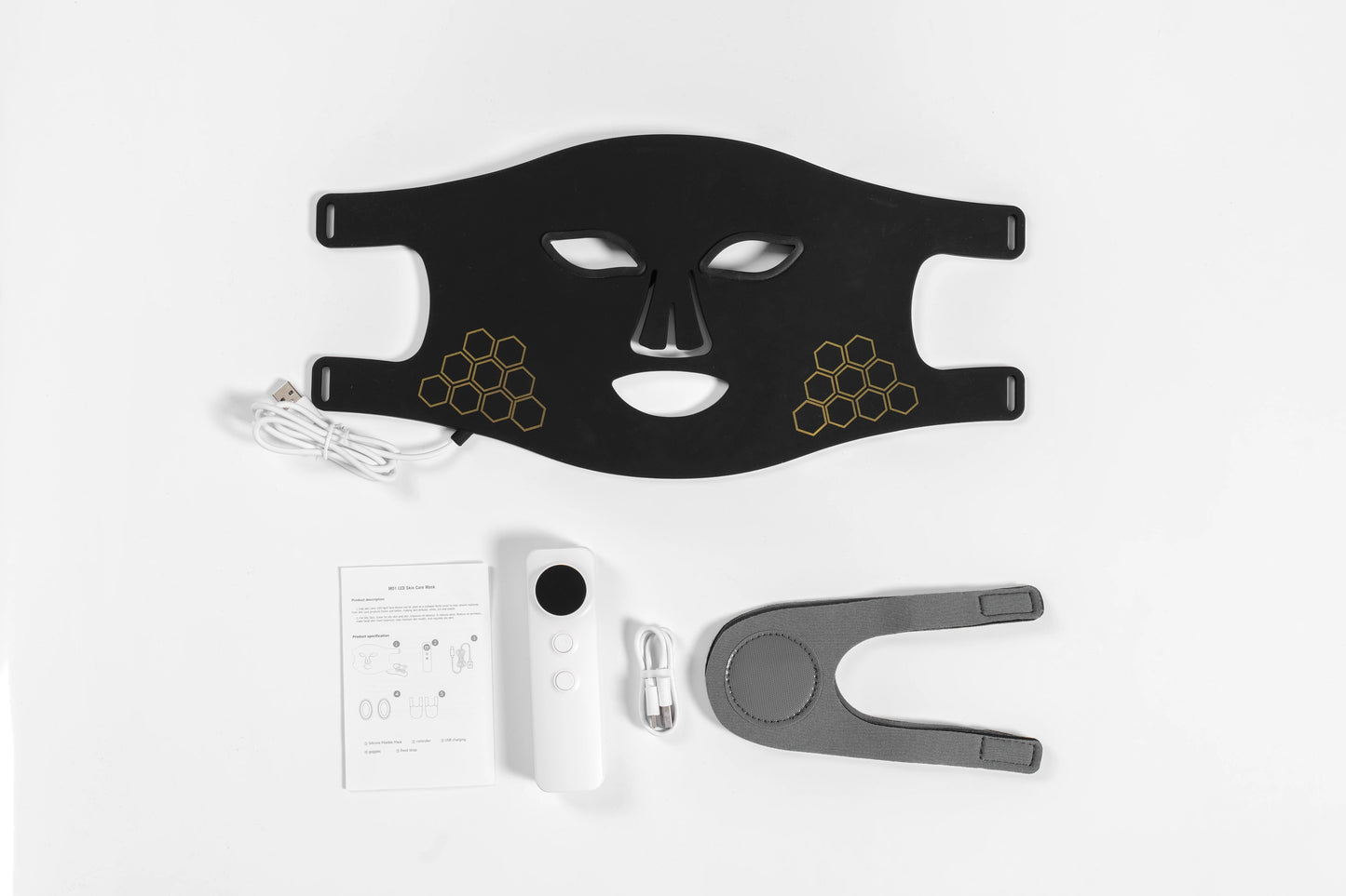 Hello Face LED Face & Neck Therapy Mask – Red, Blue & Infrared Light