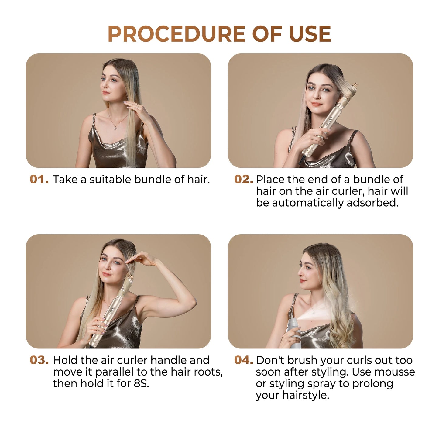 UKLISS 8-in-1 Ionic Air Styling System