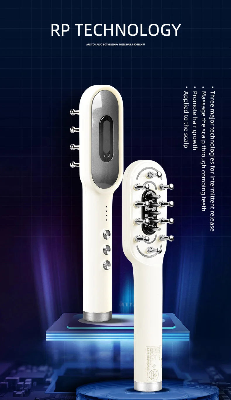 KSKIN LED Red Light Therapy Electric Massage Comb