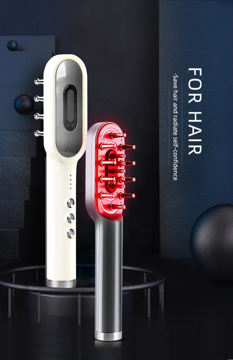 KSKIN LED Red Light Therapy Electric Massage Comb