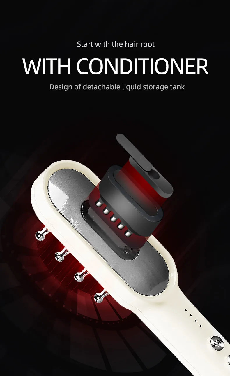 KSKIN LED Red Light Therapy Electric Massage Comb