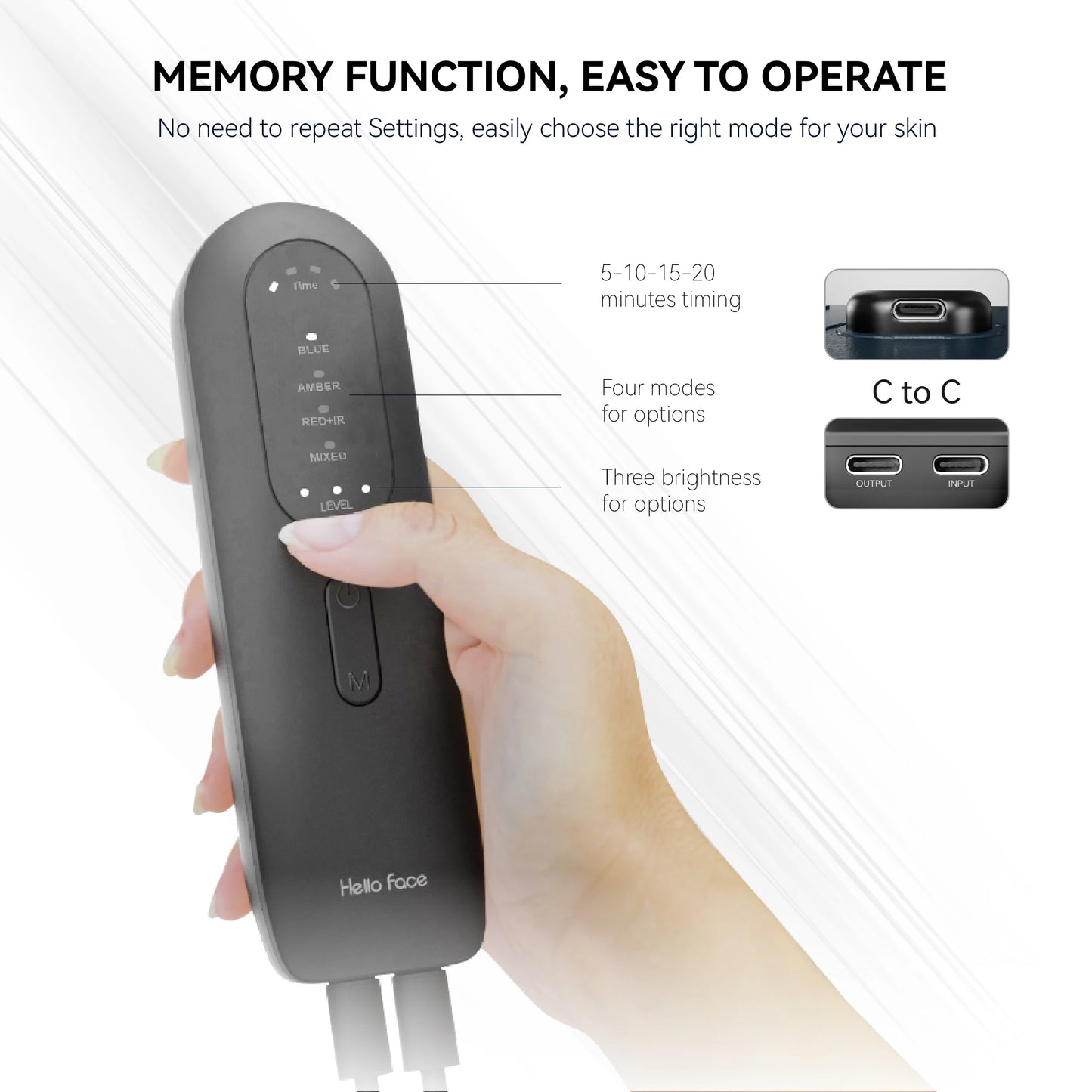 Hello Face L6 LED Light Therapy Mask