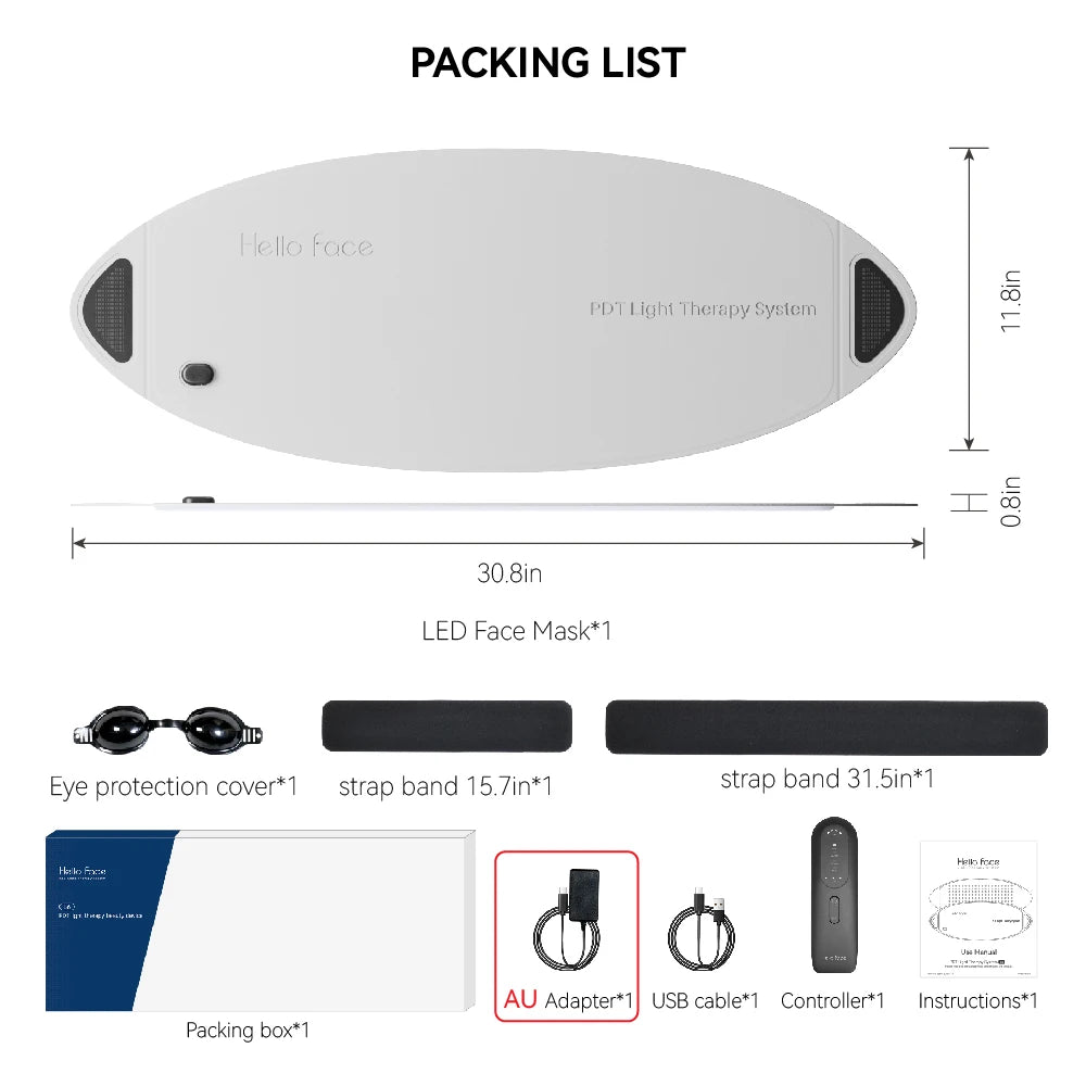 Hello Face L6 LED Light Therapy Mask