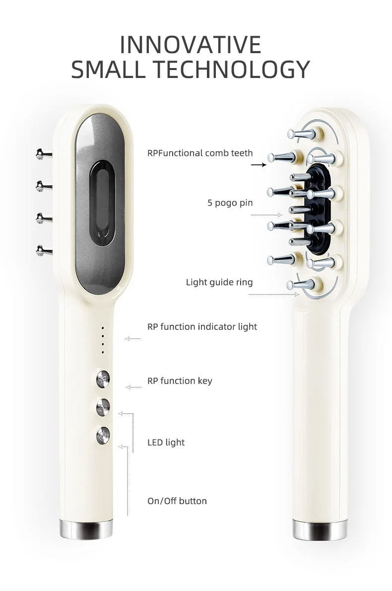 KSKIN LED Red Light Therapy Electric Massage Comb