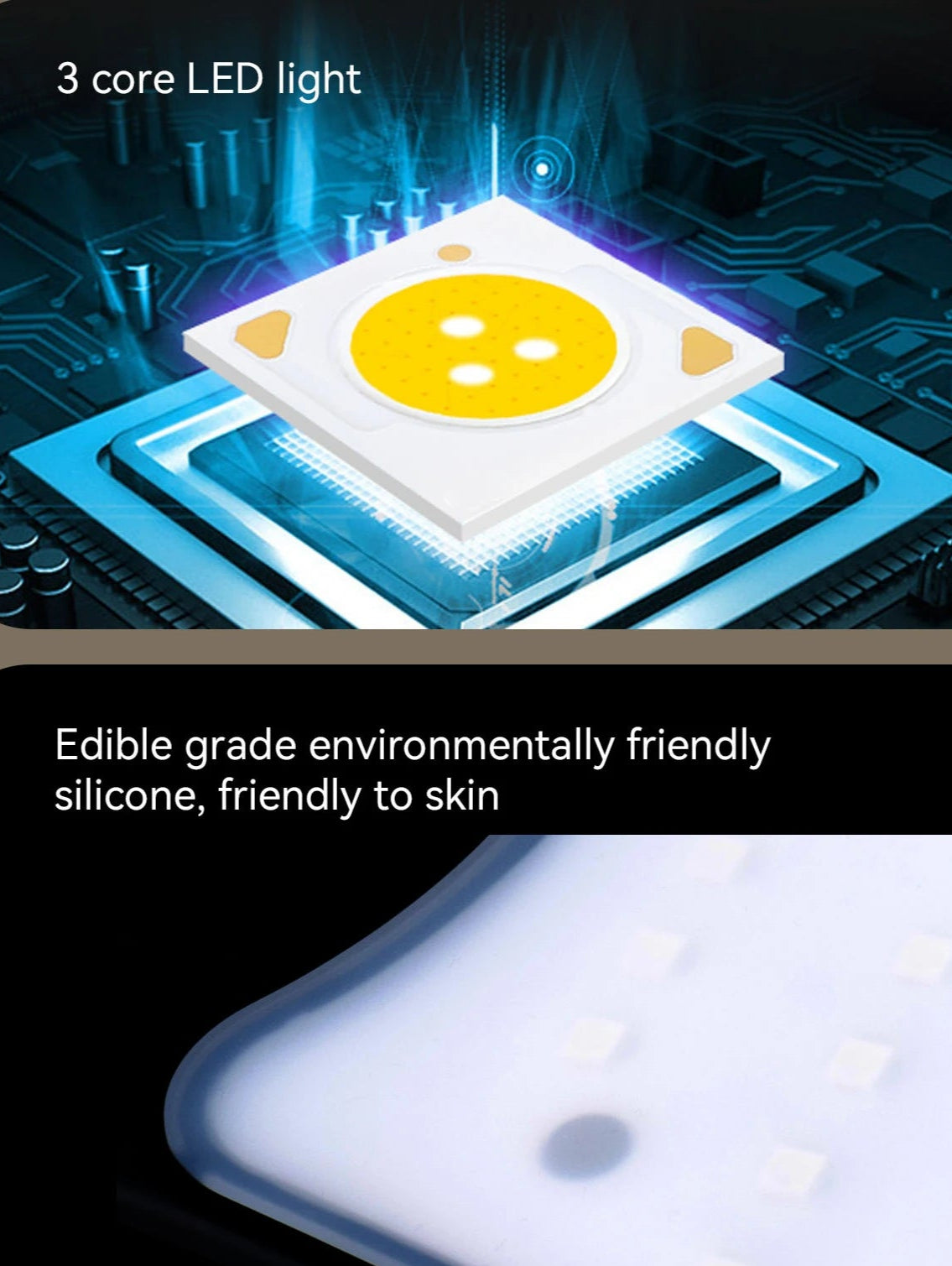 Hello Face LED Face & Neck Therapy Mask – Red, Blue & Infrared Light