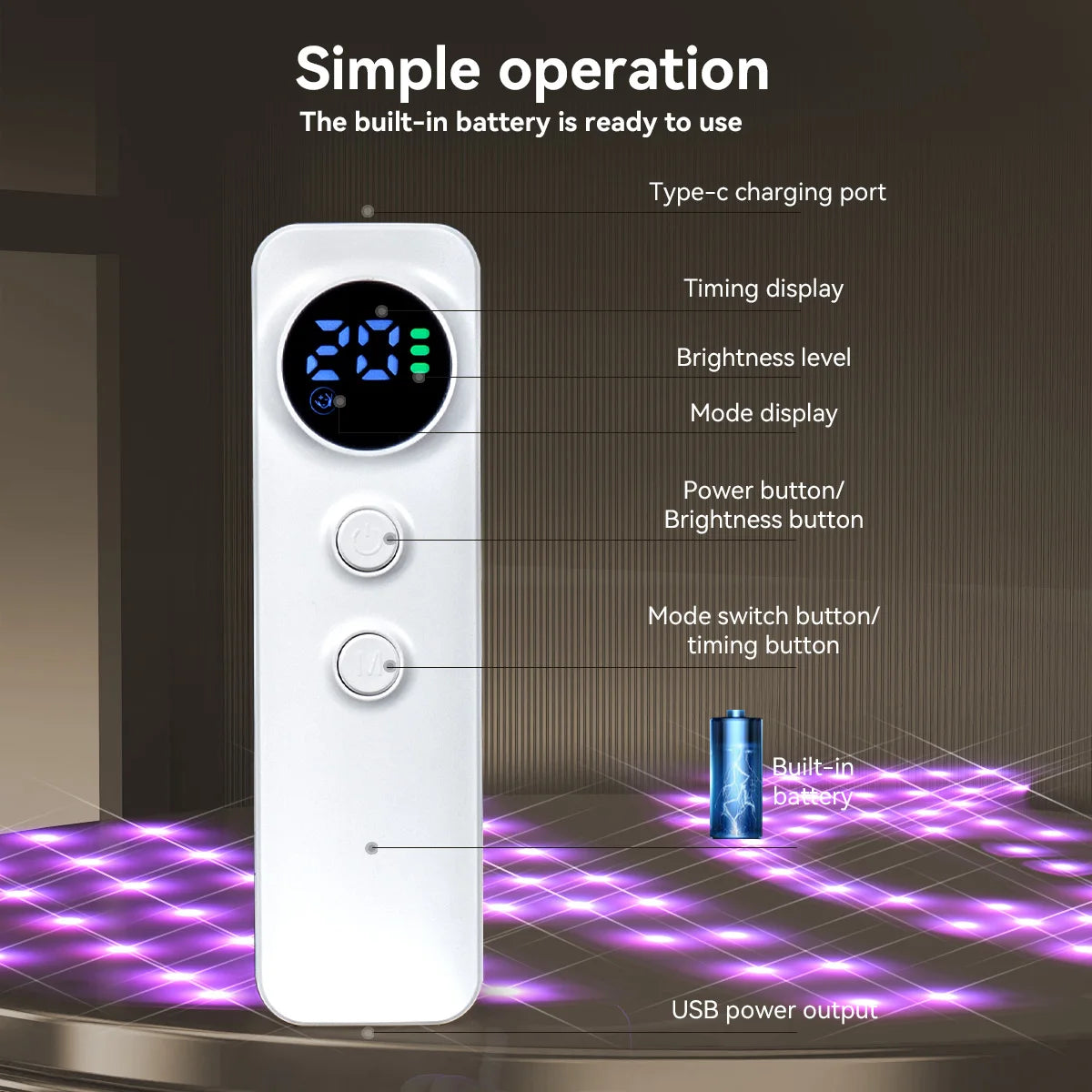 Hello Face LED Face & Neck Therapy Mask – Red, Blue & Infrared Light