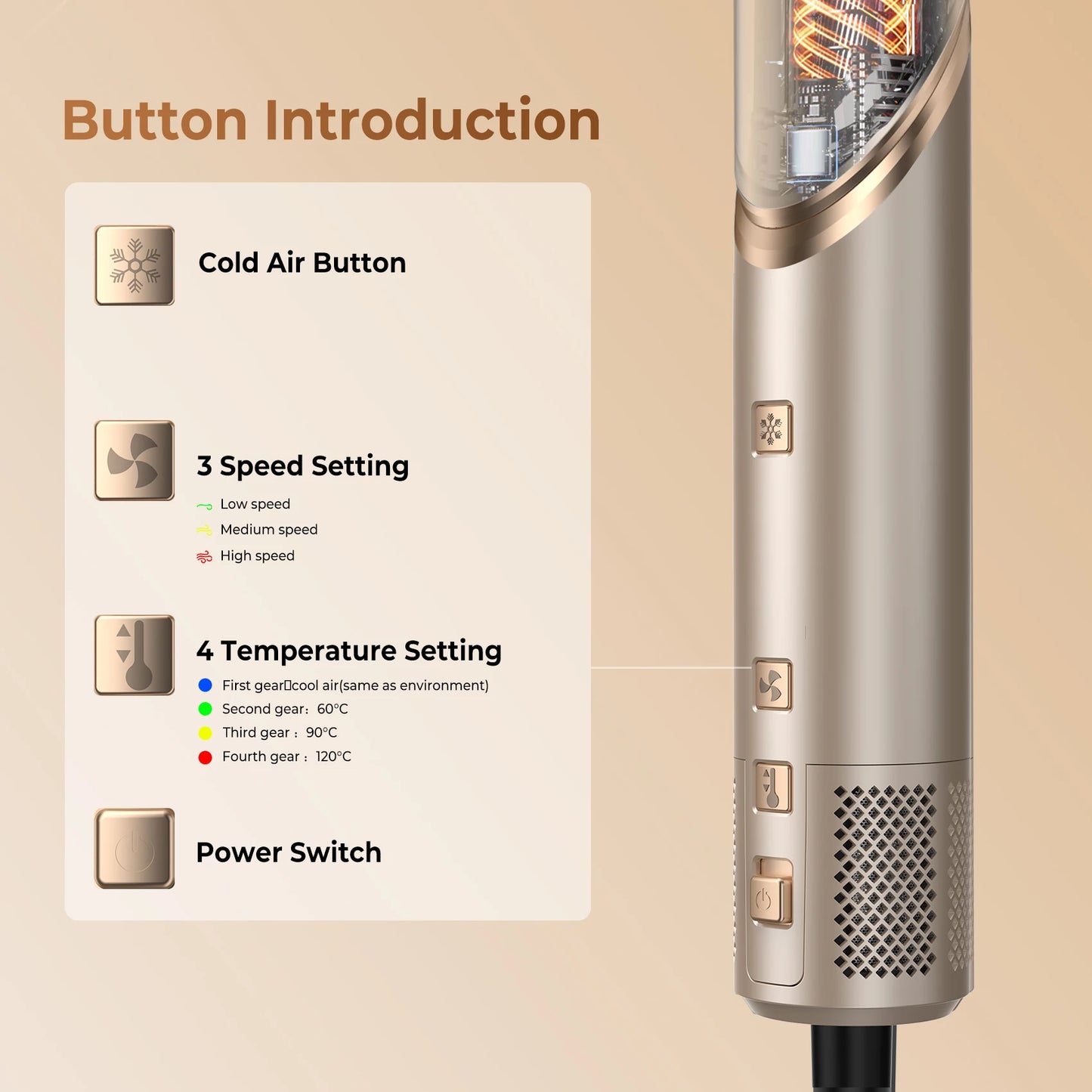 UKLISS 8-in-1 Ionic Air Styling System