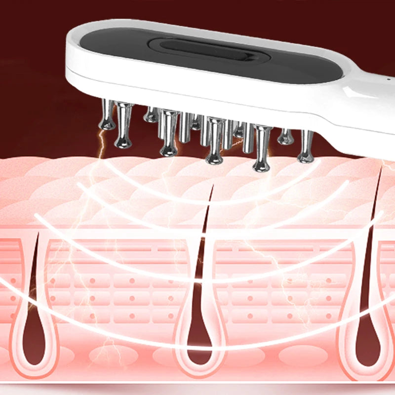 KSKIN LED Red Light Therapy Electric Massage Comb