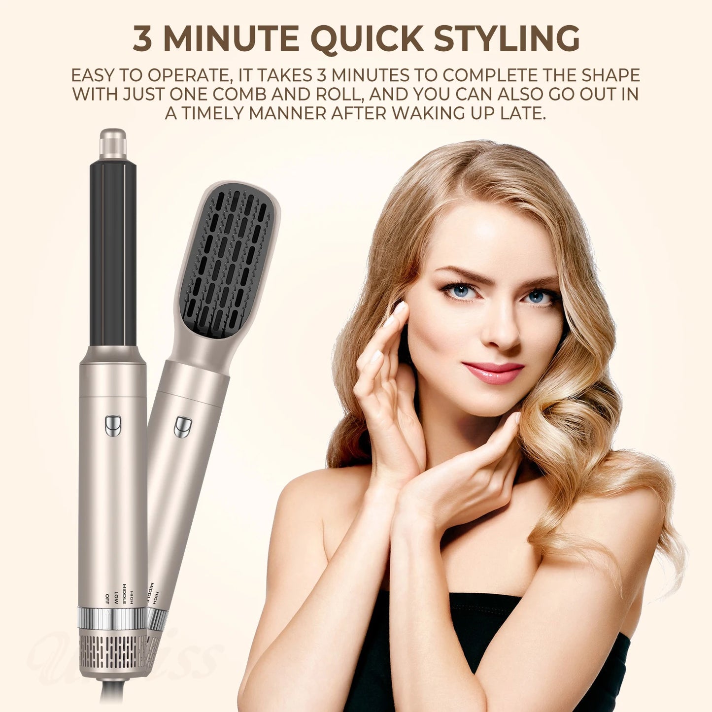 UKLISS 5-in-1 Air Styling Multi-Brush